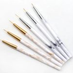 Nail art brush set of 3