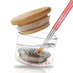 Cleaning brush cup