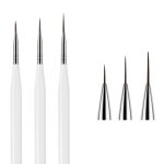 Nail Art brushes set of 3