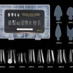 Polygel tips 288pcs for French design