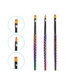 Gel brush set of 3