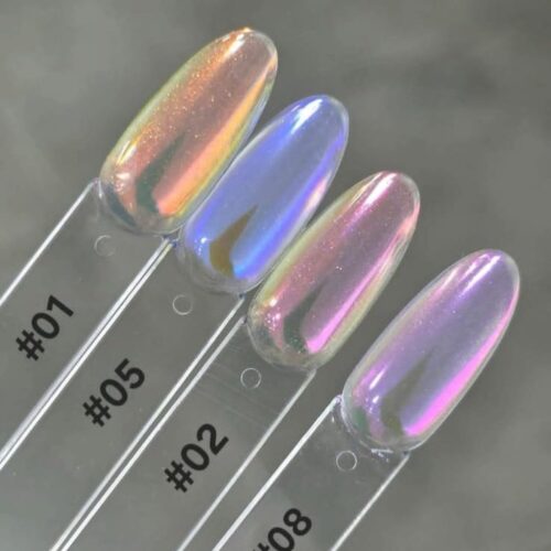 Tramsparent chrome powder