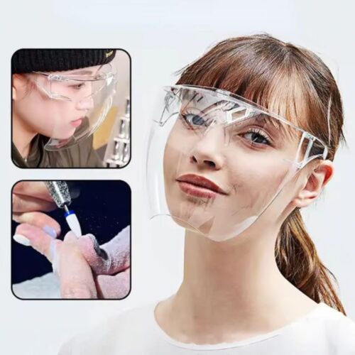 Face shield protection (anti fog)