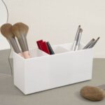 Brush organiser white acrylic