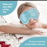 Reusable Cooling Gel Bead Eye Mask – Hot & Cold Therapy for Puffy Eyes, Migraines & Relaxation