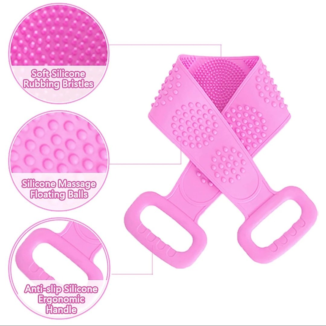 2026/06/1000483860.jpg Dual-Sided Silicone Back Scrubber - Image 1