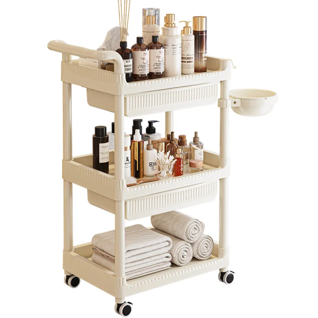 2026/07/1000504928.png Trolley With Drawer Cream Color - Image 1