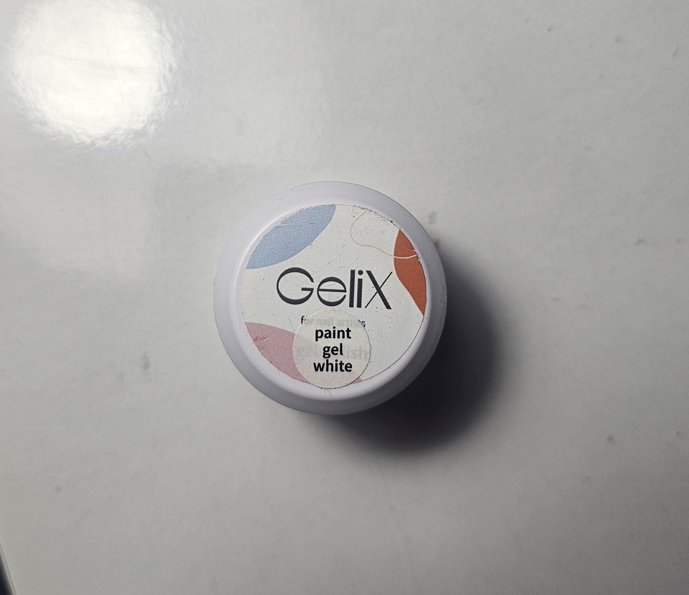 2026/08/1000529841.jpg Gelix Paint Gel White 5g - Image 1